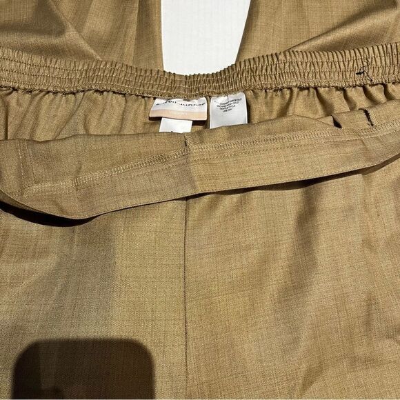 Alfred Dunner Slacks Gold 24W light weight NWOT side pockets back waist elastic - Picture 5 of 7